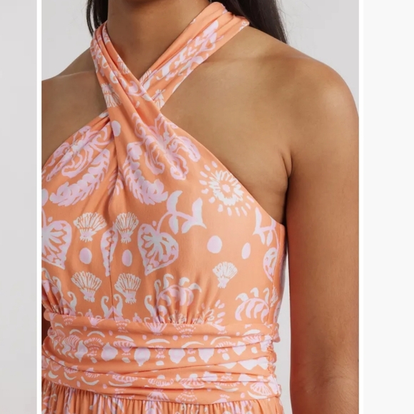 Lilly Pulitzer Montecito Halter Maxi Dress - Picture 3 of 14